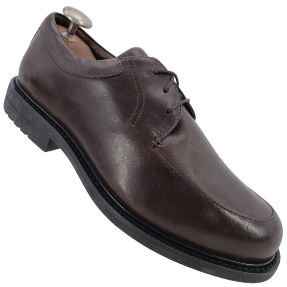 Red Wings Brett 4075 Mens 10EEEE Comfort Casual Oxfords Brown Leather Work Shoes - Picture 1 of 12